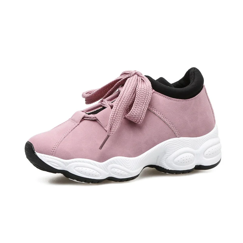 

Women's Sports Shoes New Thick-soled Shoes Fashion Casual Sports Running Shoes Non-slip Women's Thick-heeled Shoes Student Shoes