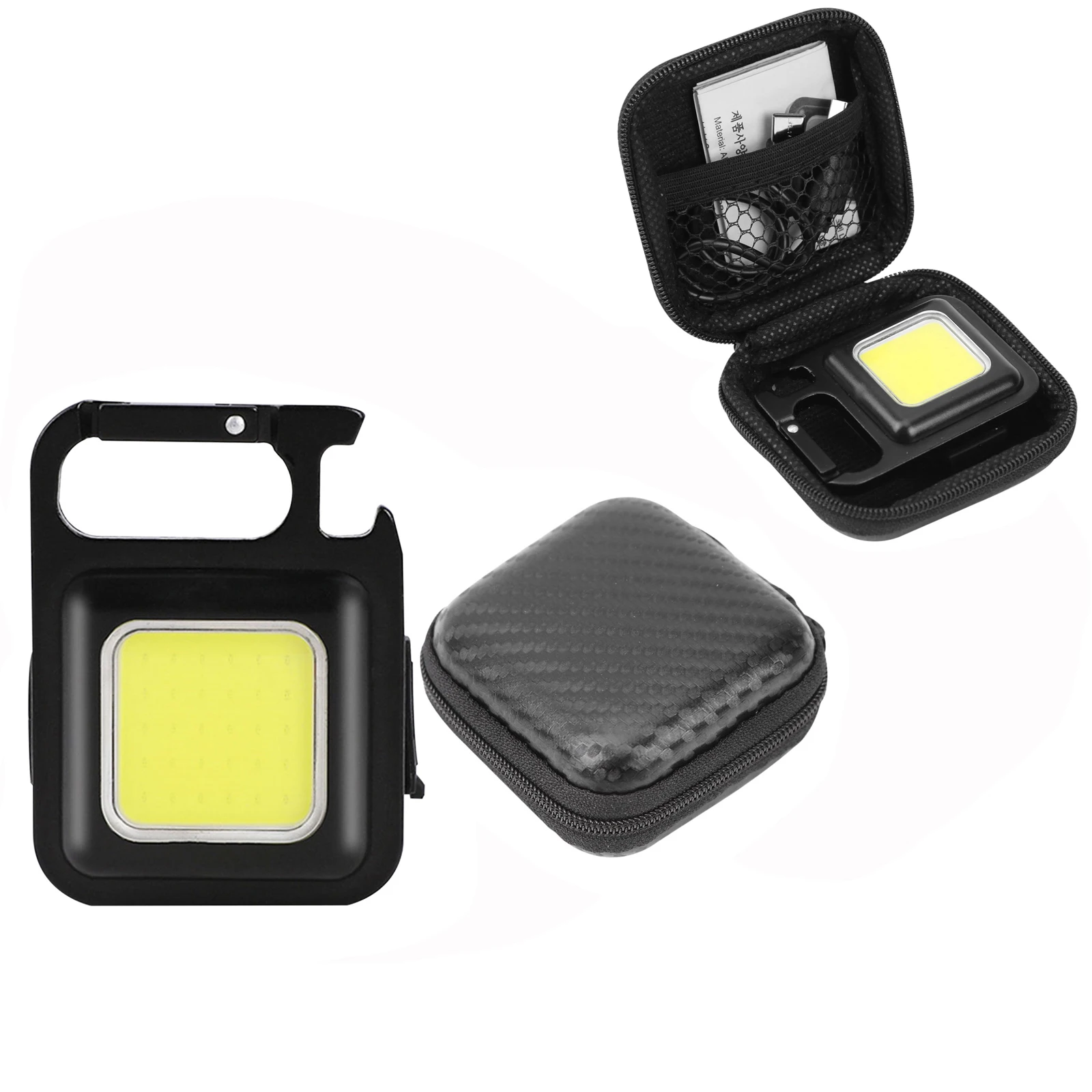 

Многофункциональный зарядный аварийный фонарь с коробкой для хранения портативный брелок дизайн несколько режимов освещения ярсветильни...