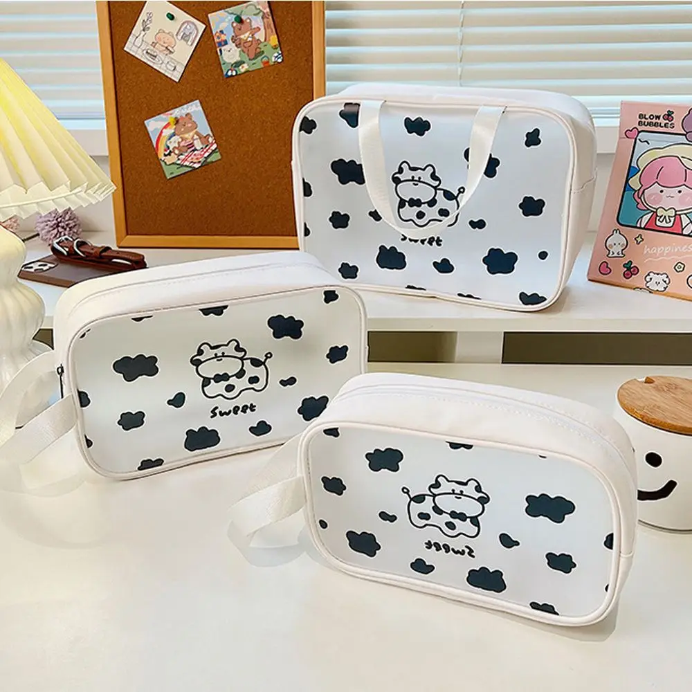 

Cute Pink Bear Waterproof PVC Convenient Rabbit Cow Washing Bag Makeup Bag Cosmetic Bag Storage Bag