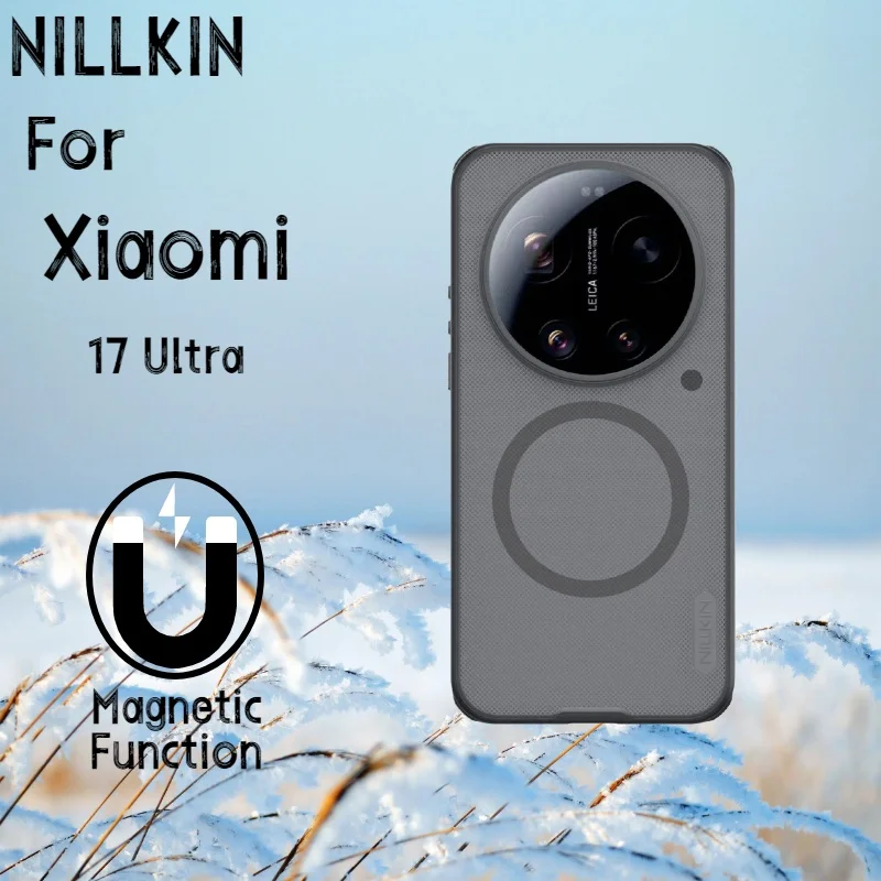 Фото Чехол NILLKIN для Xiaomi 17 Ultra Magsafe, Super Frosted Shield Pro, магнитный, с поддержкой беспроводной зарядки, задняя крышка для Xiaomi Mi 17 Ultra №1