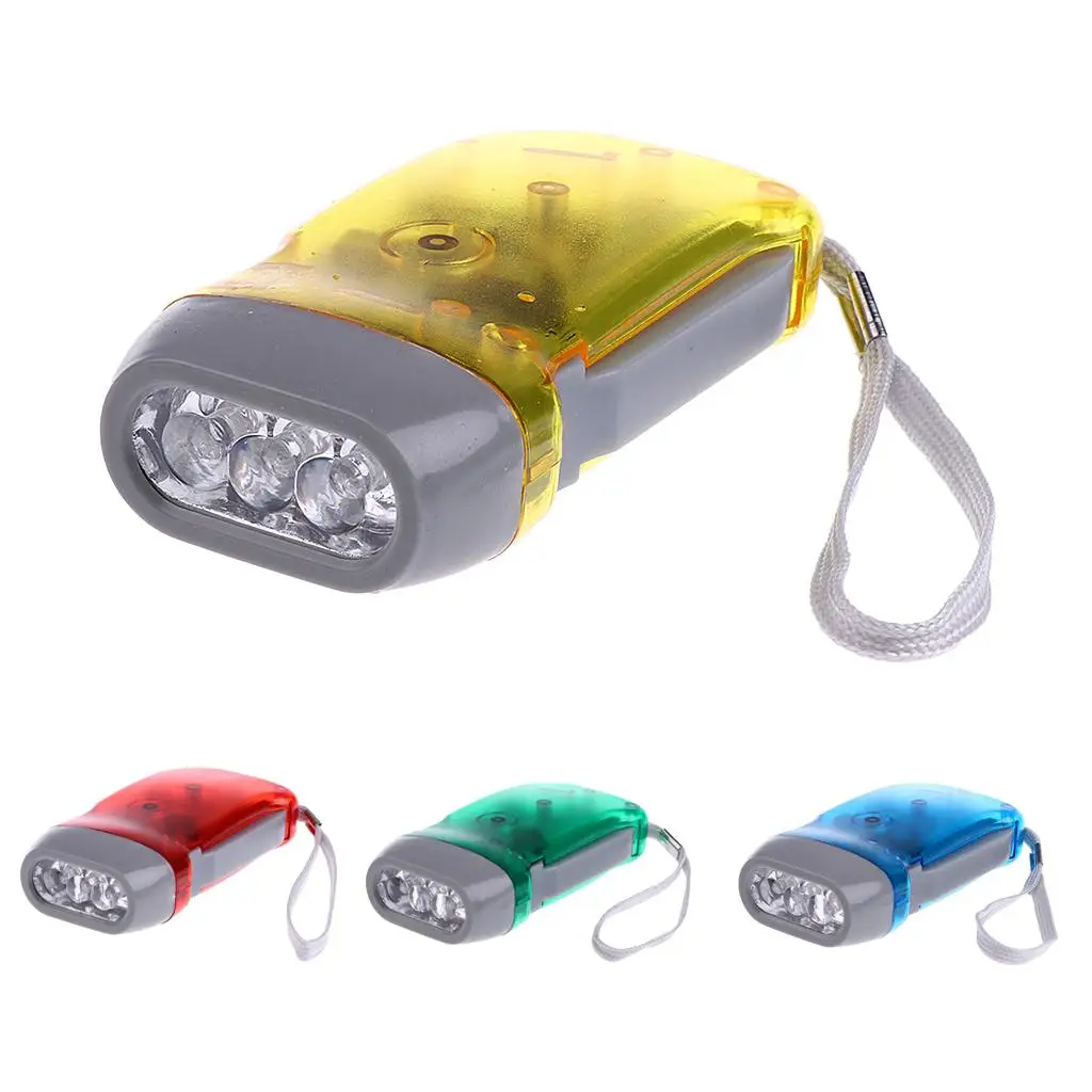 Ручной фонарик для походов с ручным нажатием