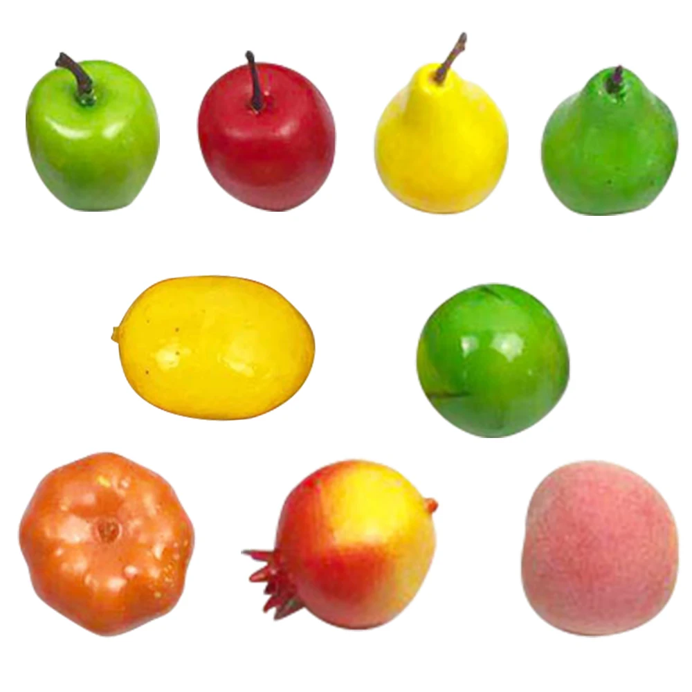 

Mini Artificial Apple Fake Fruit Simulation Lifelike Ornament Decor Home Kitchen Party Christmas Decoration 2023