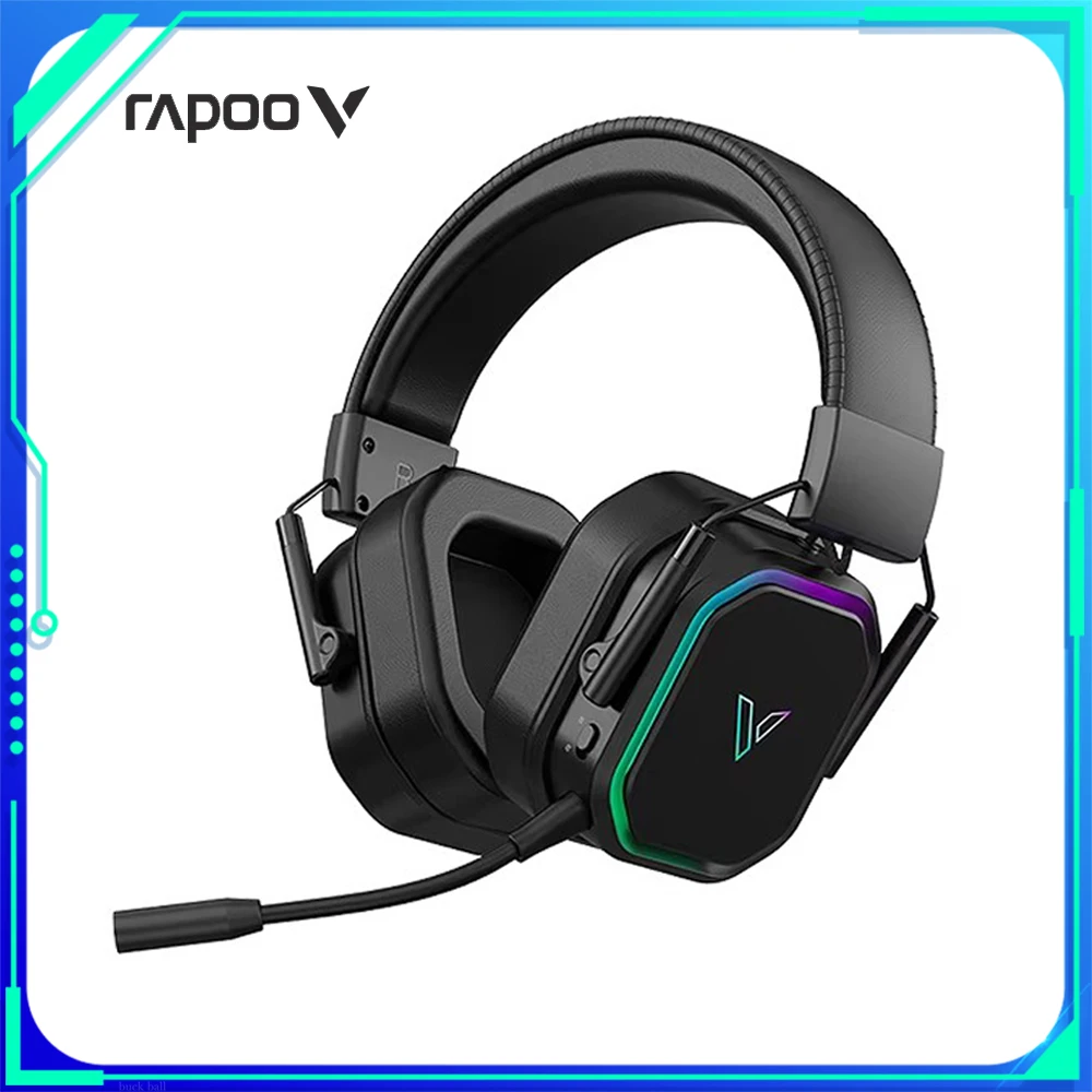 Многомодовые беспроводные наушники Rapoo Vh850 с RGB-подсветкой длительным сроком