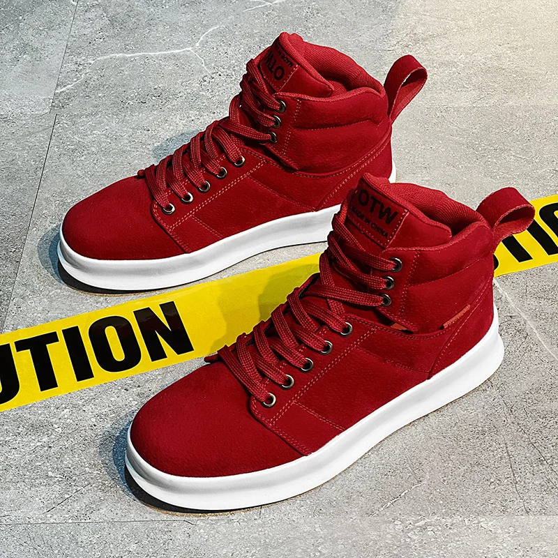 Brand Mens High-Top Sneakers Womens Colorful Leather Sneakers Sports Tennis Vulcanized Shoes Casual Original Basketball Sneakers