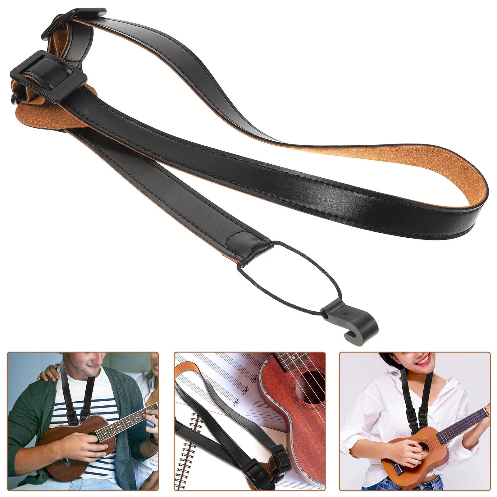 

Classical Guitar Sling Men Women Vintage Accessories Shoulder Strap Turn Fur Ukulele Neck Belt