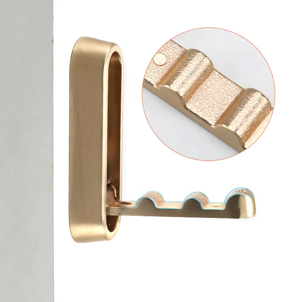 Складной невидимый крючок из цинкового сплава настенный для ванной комнаты