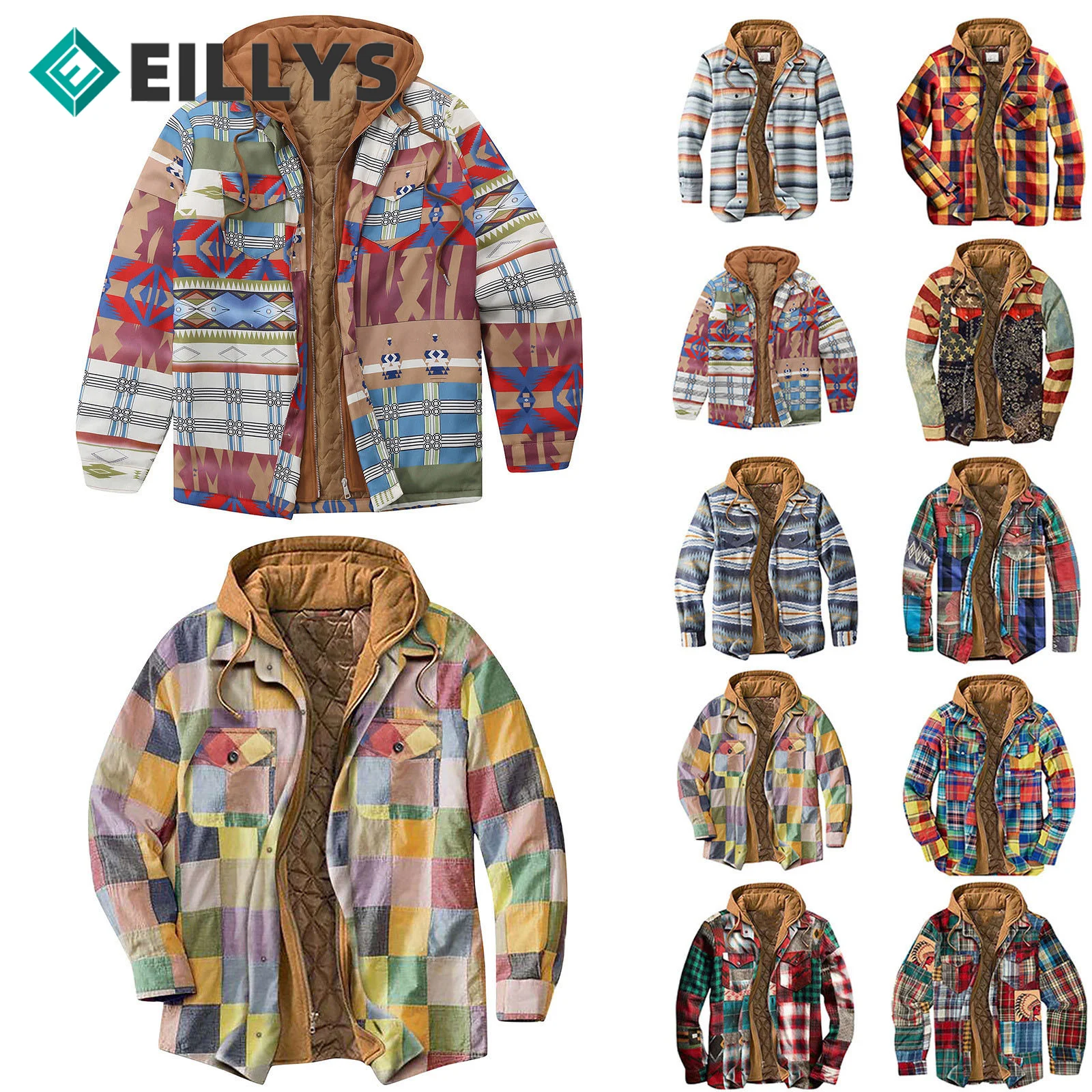 

Зимний мужской теплый свитшот на молнии, свободный спортивный костюм, мужские куртки с капюшоном, мужские стеганые куртки с подкладкой, 30 ст...