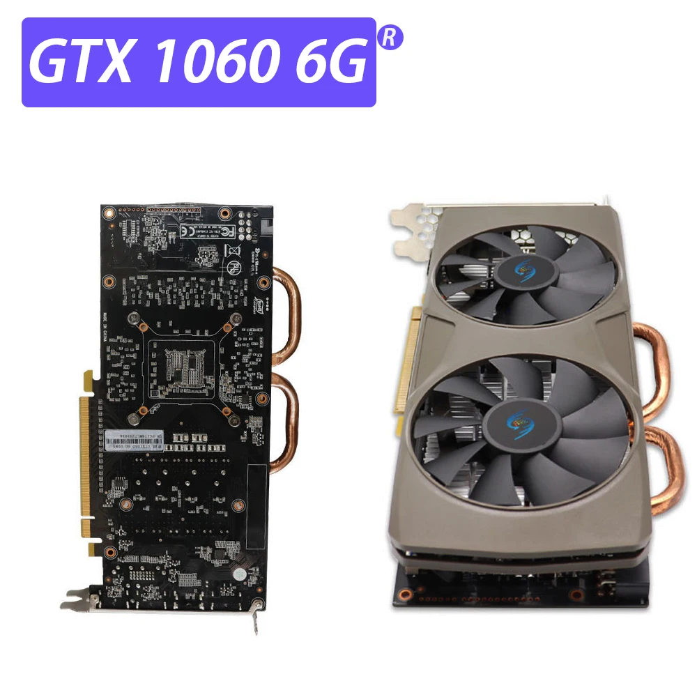 

graphic card GTX 1060 6GB placa de video GPU VGA HDMI-Compatibl Video Card