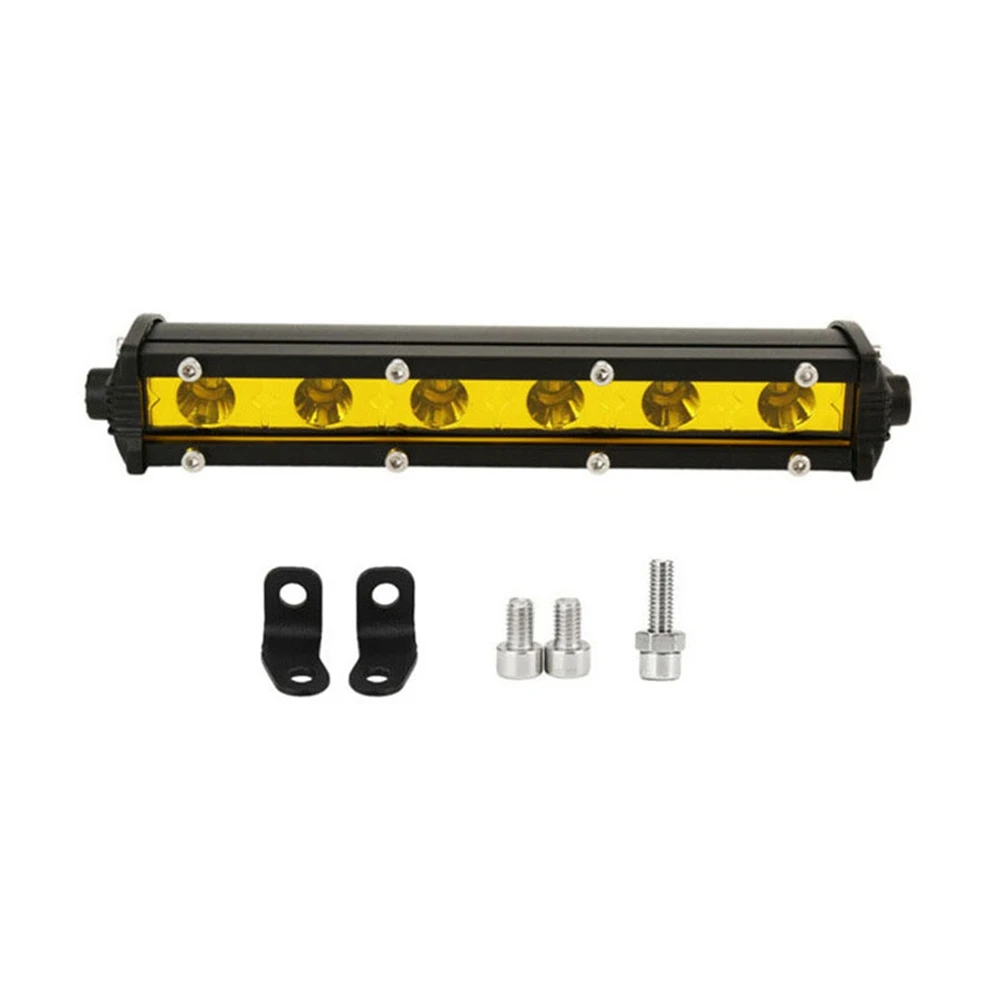 2 шт. 7 дюймов 6 светодиодов 18 Вт желтый светодиодный рабочий свет прожектор