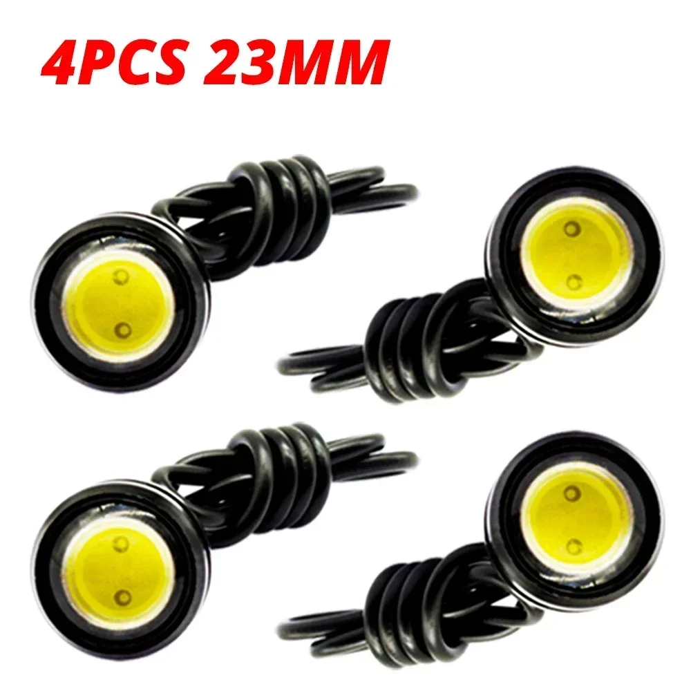 

4X Белый Красный Синий Желтый 9w DC 12V Led Eagle Eye Светодиодный дневной ходовой светильник для резервного копирования Авто Мотор Шоппинг карнавальный CODE KUPLU При движении от 400 Р 70 Р
