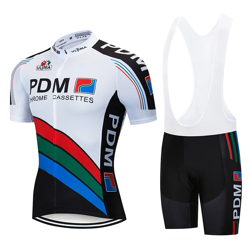 

2022 PDM Велоспорт Джерси 20D нагрудник комплект MTB Франция велосипедная одежда летняя велосипедная одежда Ropa Ciclismo мужская короткая майка кюлот ...
