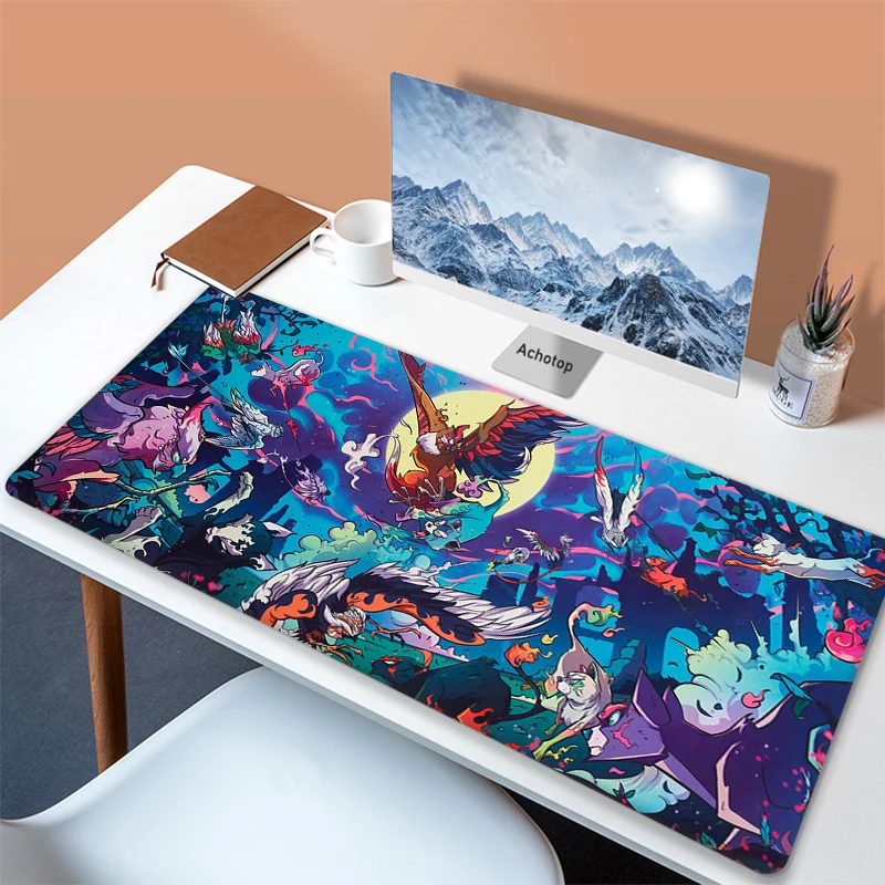 

Large Gaming Mouse Pad For PC Gamer Laptop Notebook Rubber Computer Mousepad XXL Locking Edge Table Keyboard Mats Desk Mat Pad