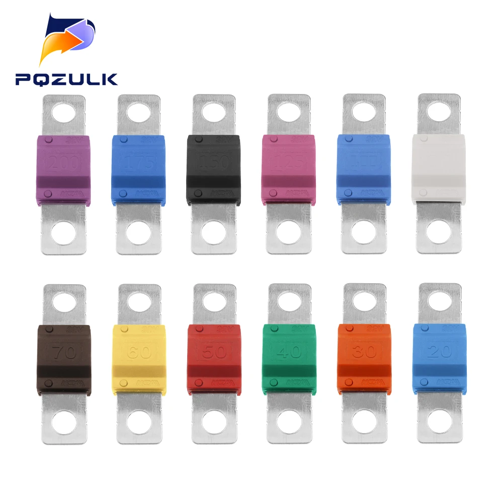 5PCS SWE MTA Stud Car Fuses Mini Stereo Audio AFS Fuse 32V 20A 30A 40A 50A 60A 70A 80A 100A 125A 150A 175A 200A