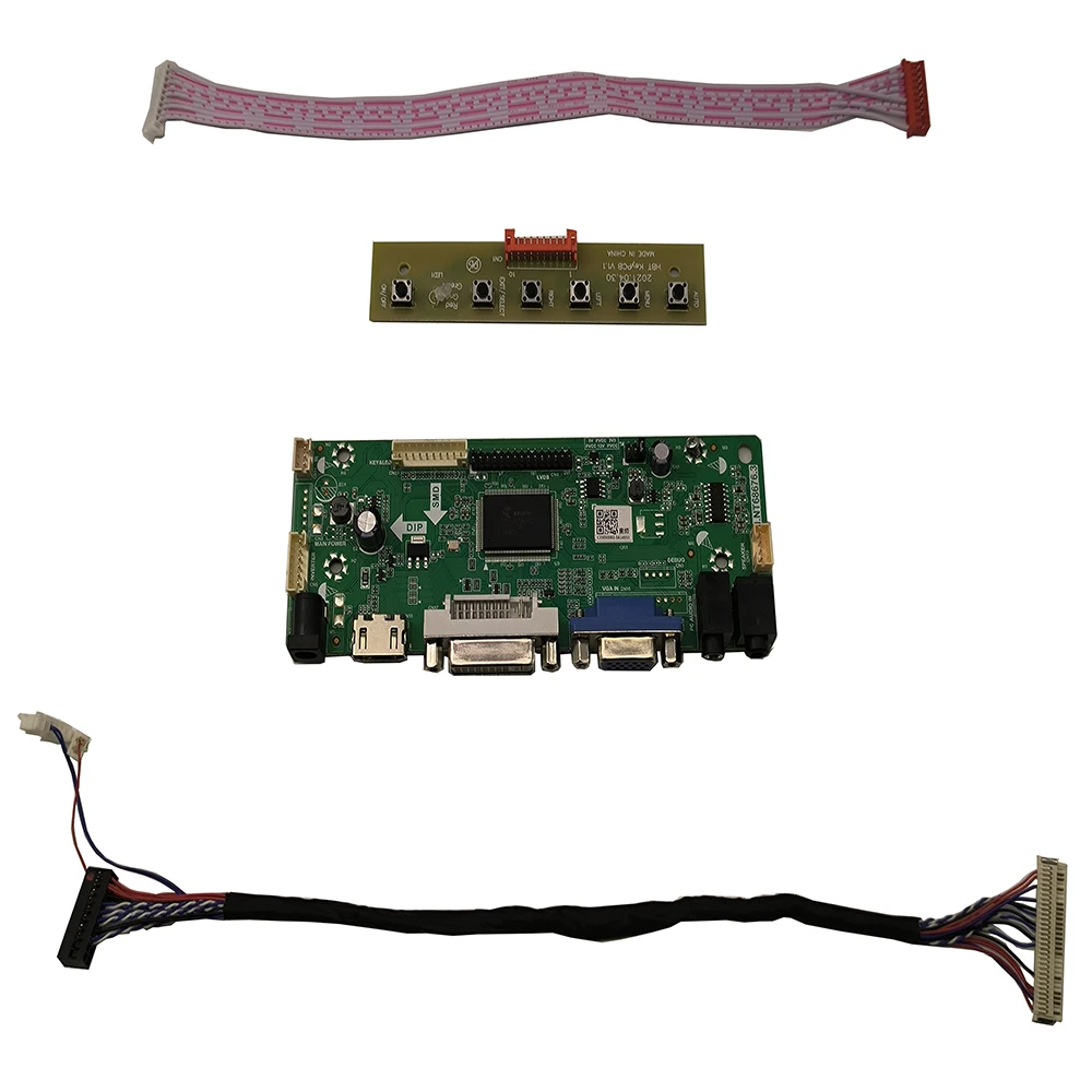 Новая плата драйвера управления HDMI + VGA DVI Audio M.NT68676 для 10-дюймовой ЖК-панели