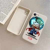 phone case 11 marvel avengers white for iphone 13 12 11 pro max 7 8 plus xr xr xs max 6 6s se cover luxury carcasa coque funda
