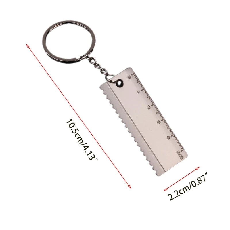 Подвеска-линейка Travel для брелока 5 см мини-латунная линейка подарок Fath