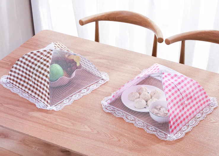 1PC Portable Umbrella Style Food Cover Anti Mosquito Meal Lace Table Home Using Kitchen Gadgets Cooking Tools |