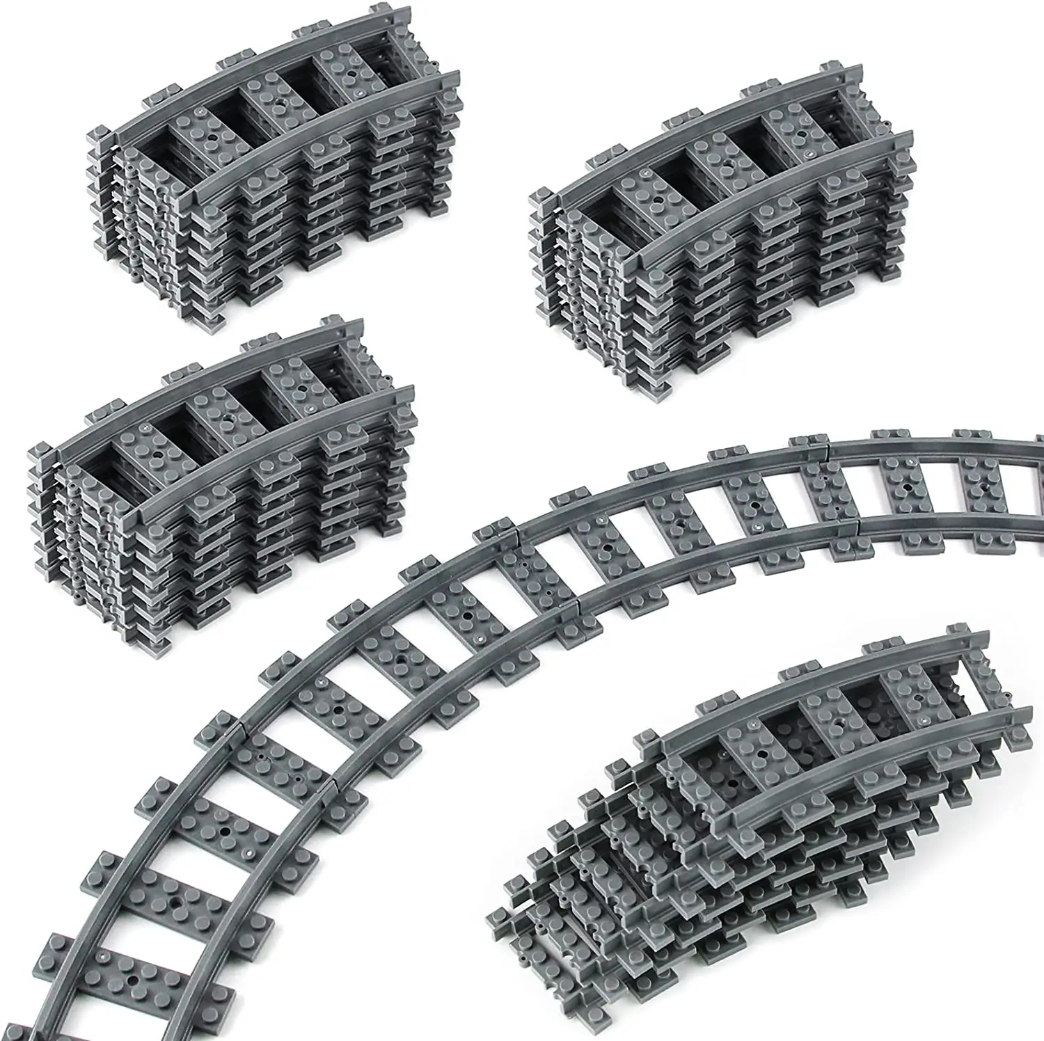 

City Train Track Hands-on Interactive Toy For Kids Gift Compatible Most Railway Brands
