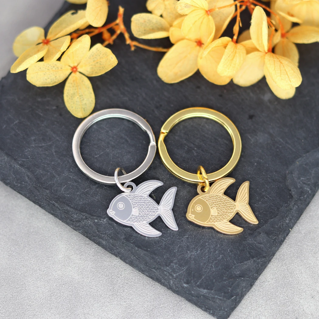 Модный брелок из нержавеющей стали Lucky Koifish высококачественный кулон для женщин и