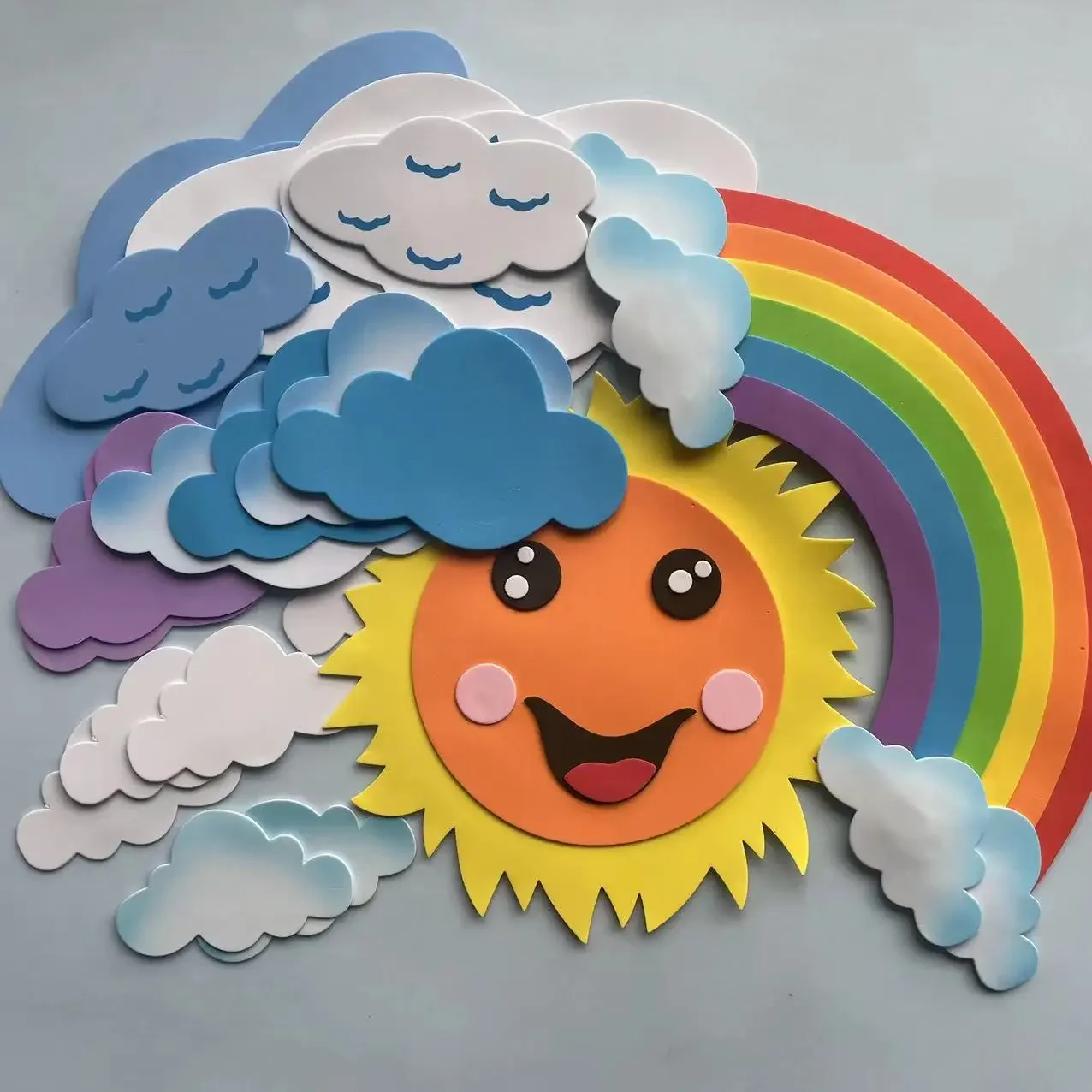 JoyWorld 3D пенопластовый небесное облако ремесло мультфильм доска стикер стены