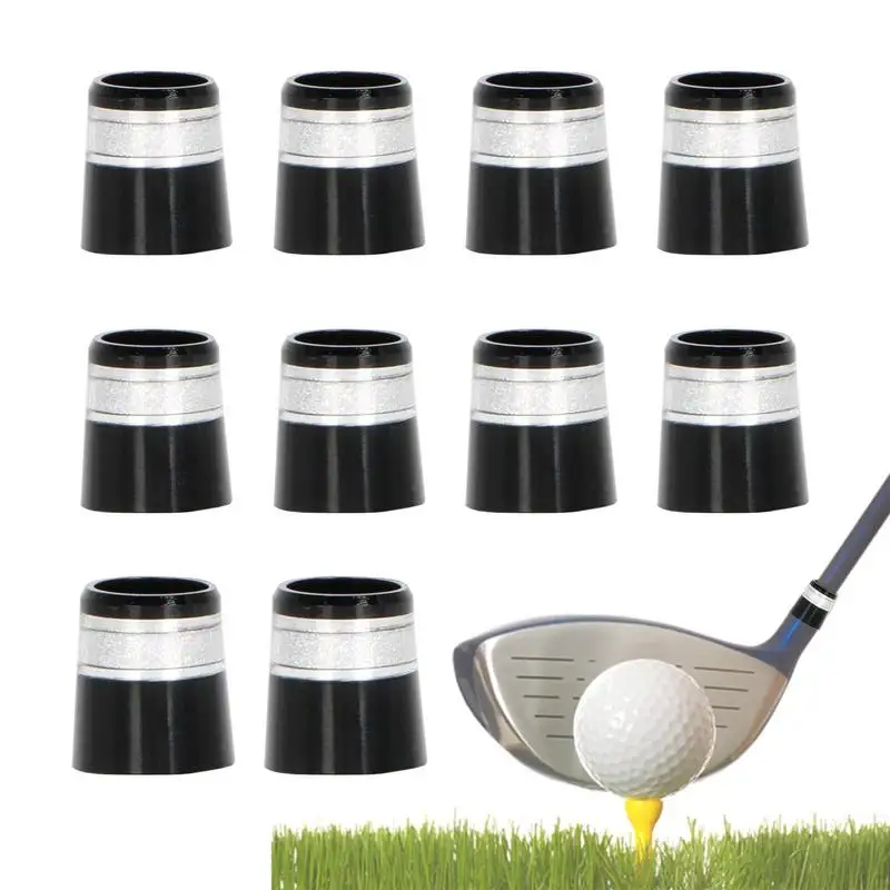 

Golf Iron Ferrules 10PCS Durable Iron Ferrules Headcovers For Golf Clubs Club Head Covers And Golf Driver Head Cover