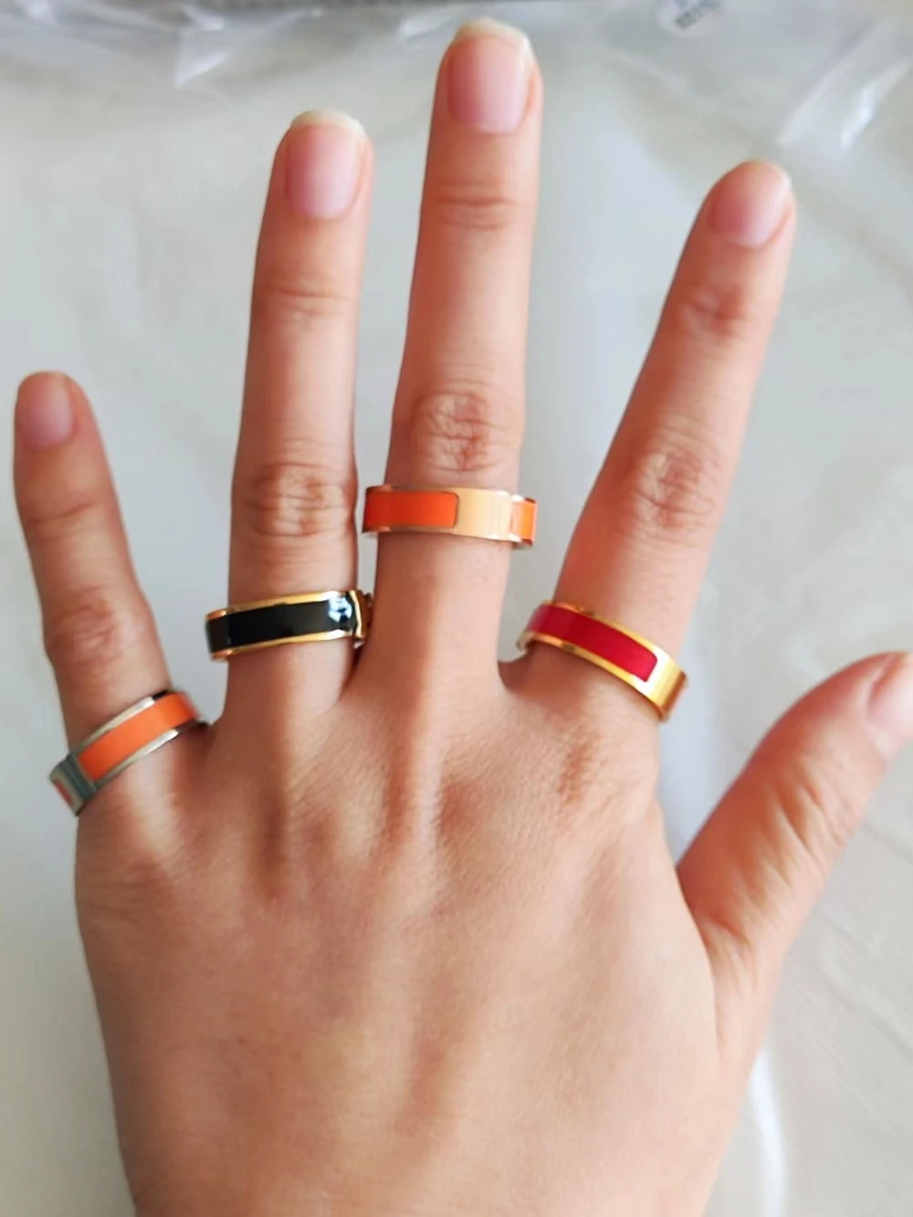 

кольцо с эмалью 6mm Enamel Stainless Steel Finger Wedding Name High Quality Ring Mens H Rings