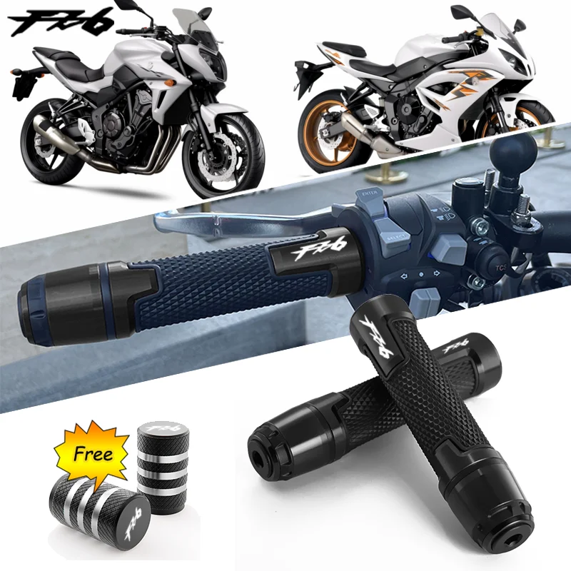 

For Yamaha FZ6 FZ-6 ZF6N FZ6R FAZER All Year Motorcycle Accessories CNC Anti-Slip Handlebar Grips Ends Handle Cap Hand Bar Plug