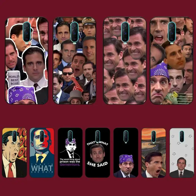 

Michael Scott The Office Phone Case for Vivo Y91C Y11 17 19 17 67 81 Oppo A9 2020 Realme c3