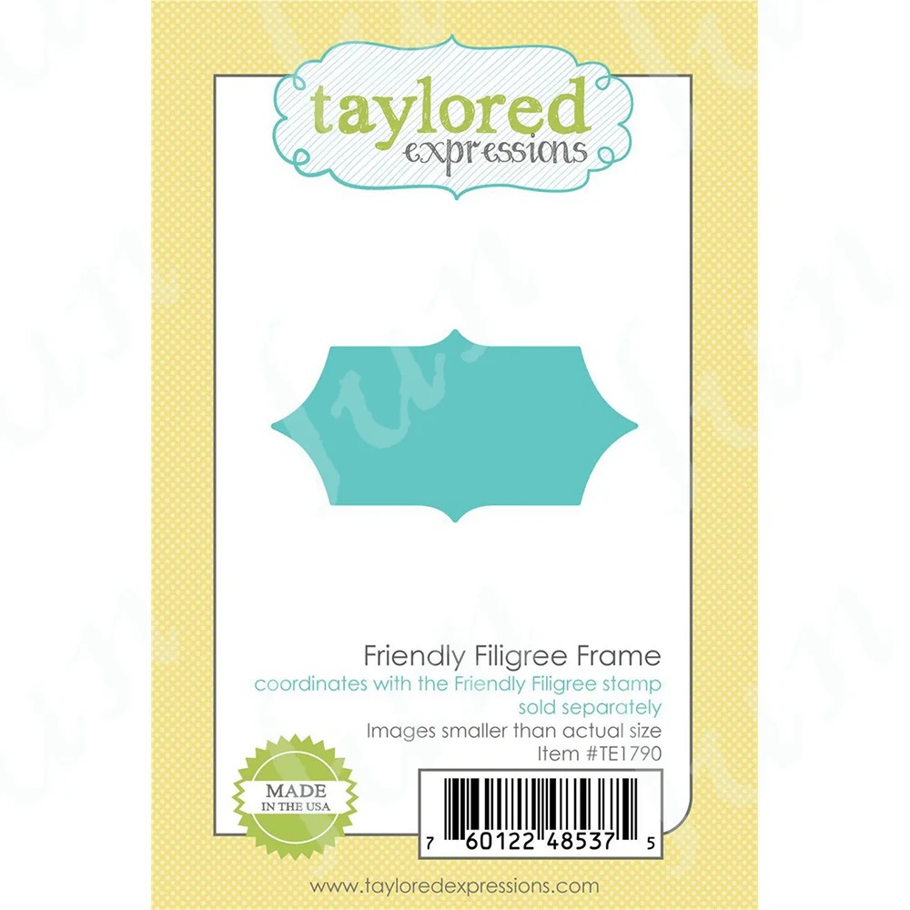 

Friendly Filigree Frame Metal Cutting Dies Scrapbooking New Arrival 2023 Diy Photo Album Decorative Embossing Paper Card Crafts