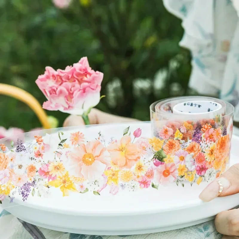 1 рулон 2 м лента пересекающий цветок море свежие растения материалы для