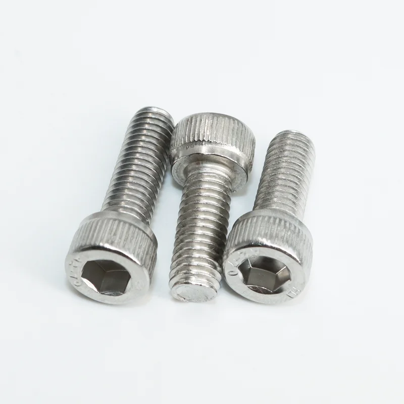 100/лот M2 M3 M4 M5 M6 304 Болт с шестигранной головкой из нержавеющей стали Винт