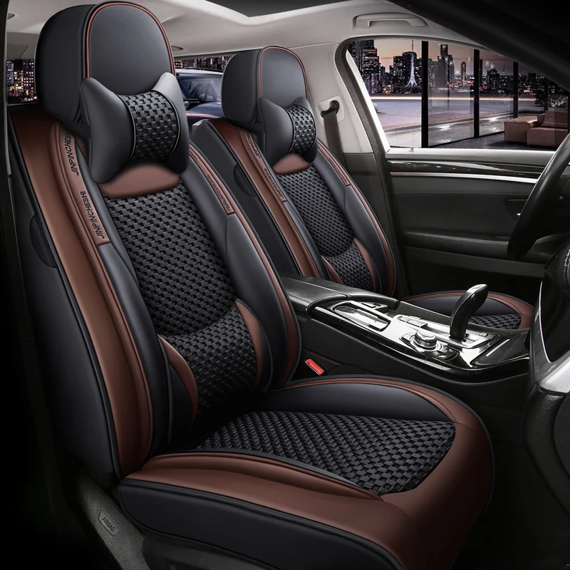Full Set Car Seat Cover For Nissan X Trail T32 Tiida Kicks Versa Qashqai J11 Auto Accesorios Interiors чехлы на сиденья машины