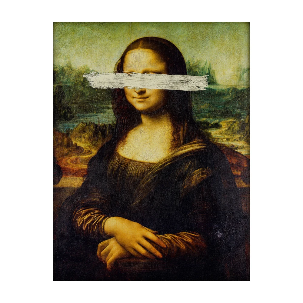 

Картина на холсте «Мона Лиза и кот» Fashionista