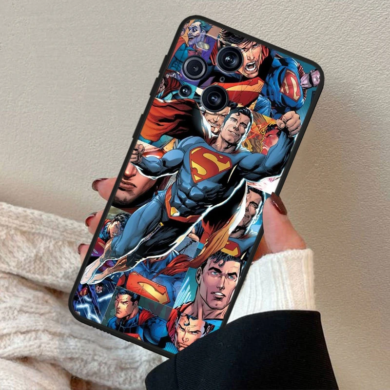 Супермен Бэтмен для OPPO Find X6 X5 X3 X2 F21S F21 Pro Lite Neo черный силиконовый мягкий чехол
