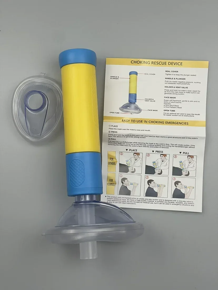 Модернизированное портативное устройство против удушения аварийный