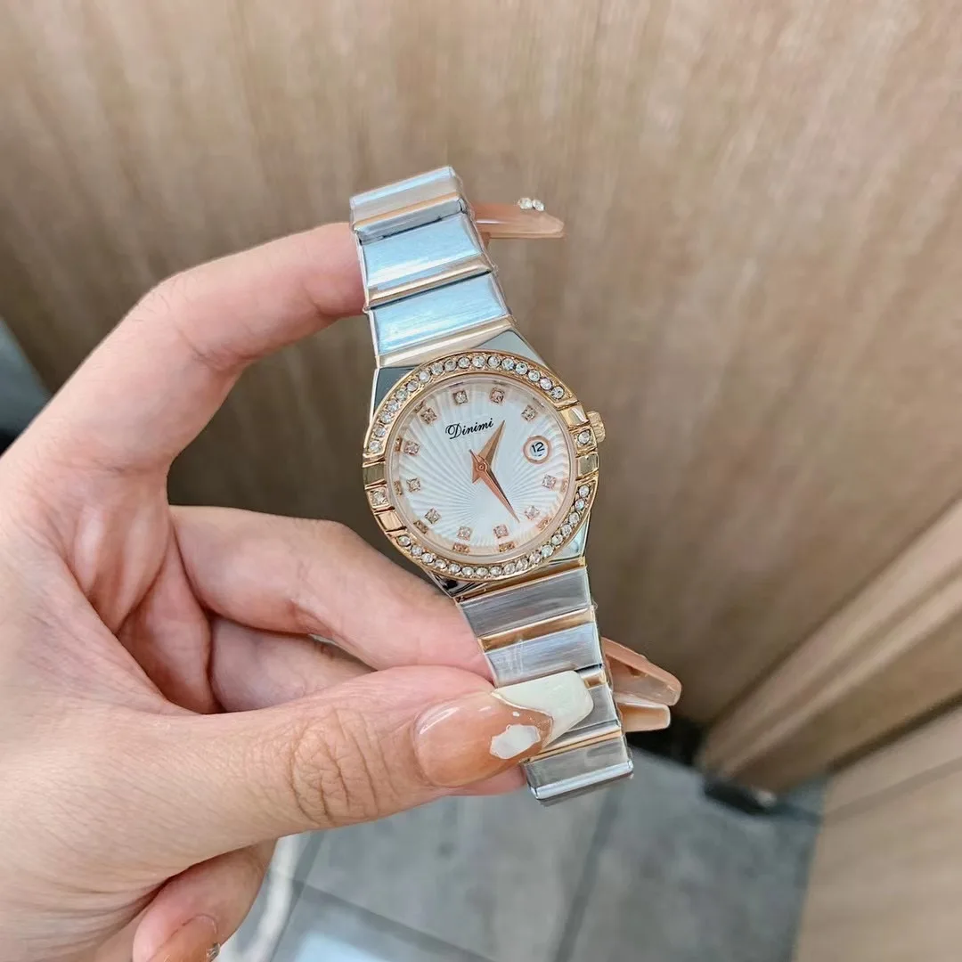 Часы наручные женские кварцевые в деловом стиле классические водонепроницаемые