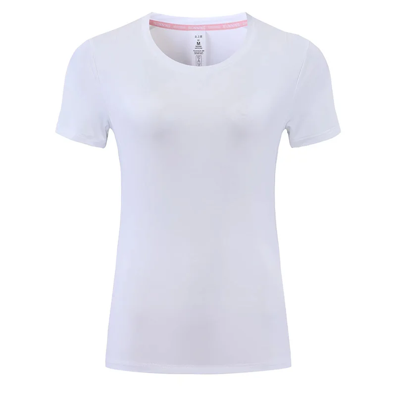 Yoga Run Clothes Breathable Sport Quick Dry Women Workout Shirts Traning Gym Blouse Outdoor Active Slim Short Sleeves