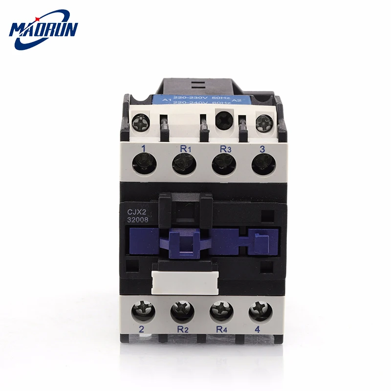 

CJX2-32008 четырехполюсный контактор переменного тока, серебряный контактор низкого напряжения, контактор переменного тока LC1-D32008