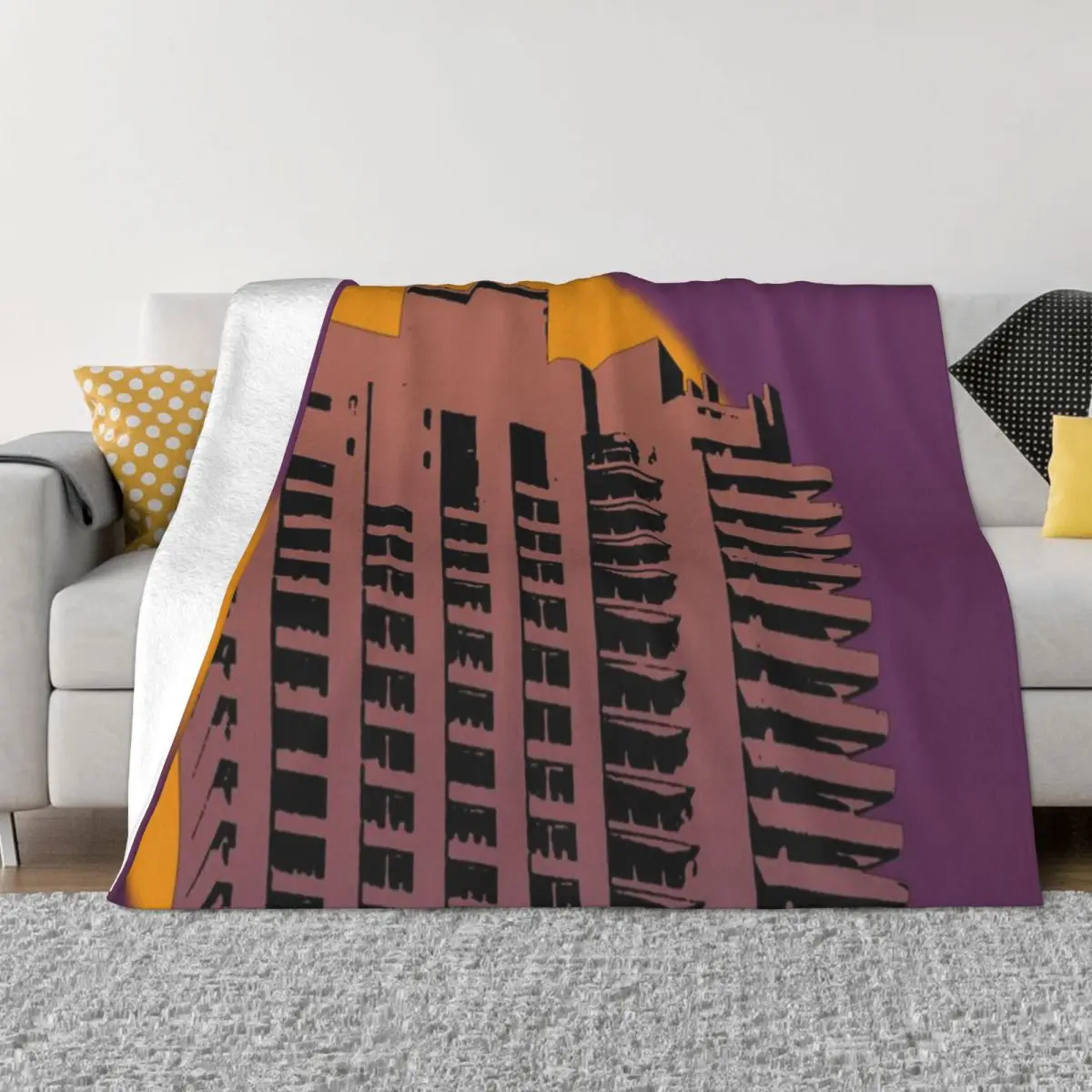 Ультрамягкое одеяло из микрофлиса Lo-Fi Barbican