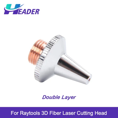 Raytools 3D лазерная насадка M8 D15 H19 однослойная двухслойная для Raytools BT210S BM111 BM109 3D волоконная лазерная головка HAN'S Precitec