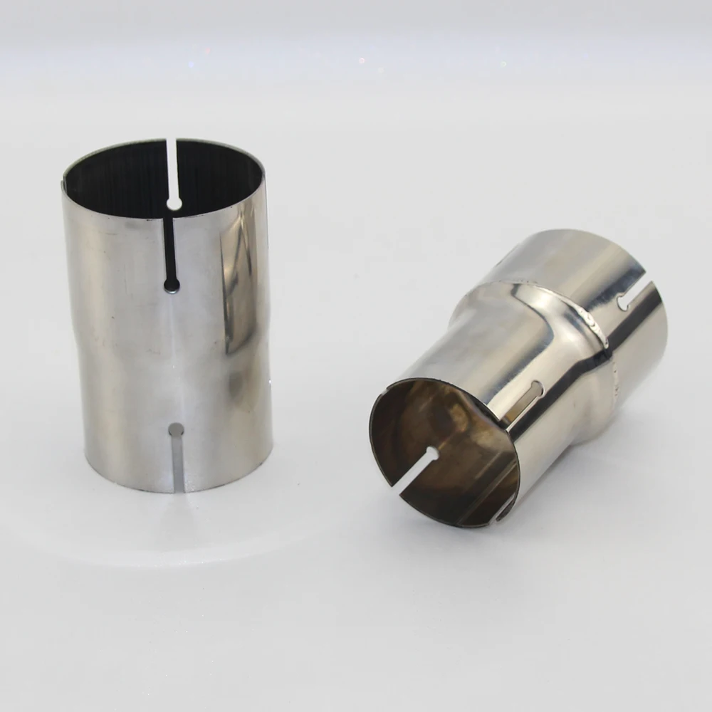 

Universal Car Stainless Steel Standard Exhaust Reducer Connector Pipe Tube 63mm out 73/76/79 mm Outer diameter