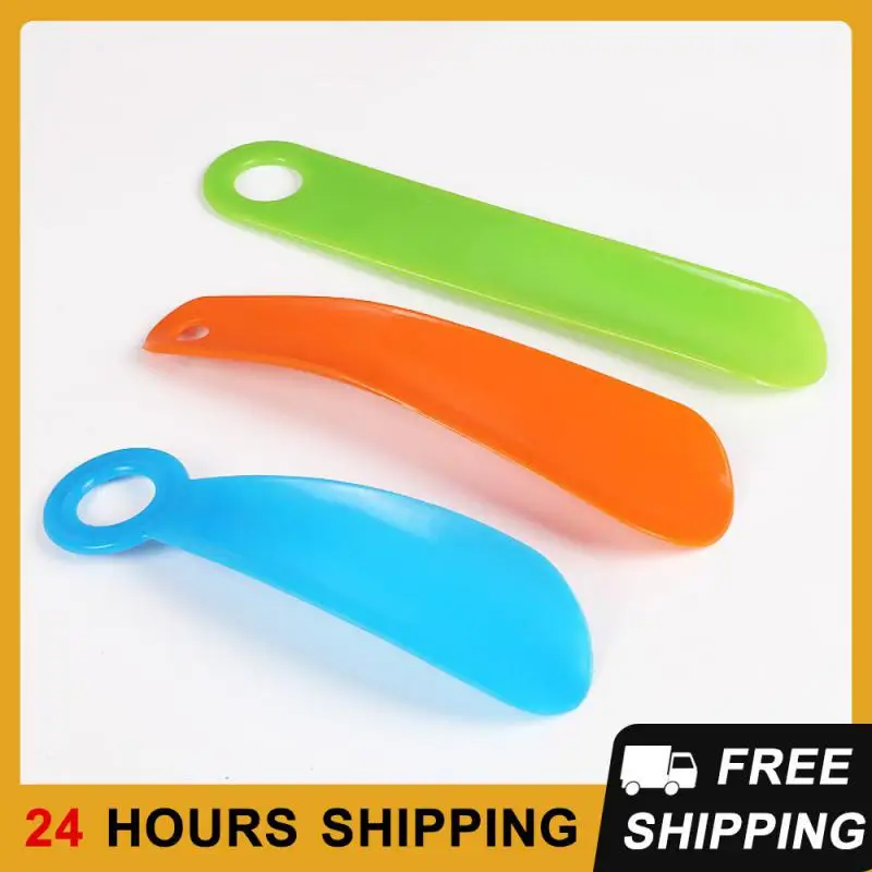 

2/3PCS Easy On And Off Shoe Lifter Plastic Colored Neutral Style Lazy Shoe Helper Shoe Accessories Flexible Shoehorn Shoe Horn