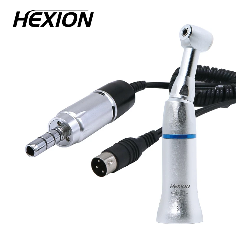 Набор стоматологических низкоскоростных микромоторов HEXION E-типа, 35000 обмин, прямойугловой наконечник соотношения 1:1, для электродвигателя для лабораторной полировки (art.: 3920d352deb7a) - 3920d352deb7a