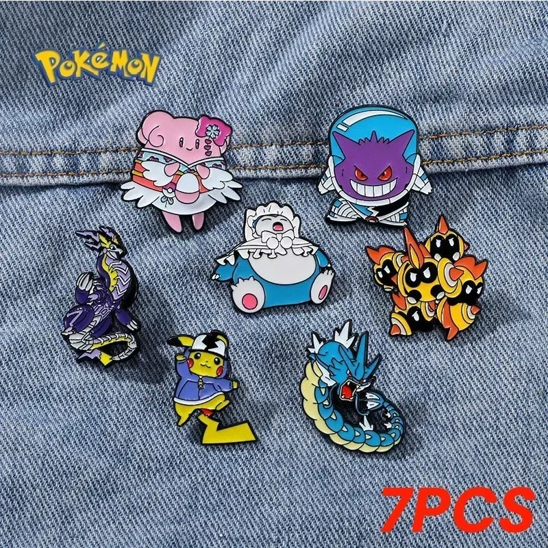 Брошь с героями мультфильмов Покемон периферийные милые персонажи аниме Пикачу
