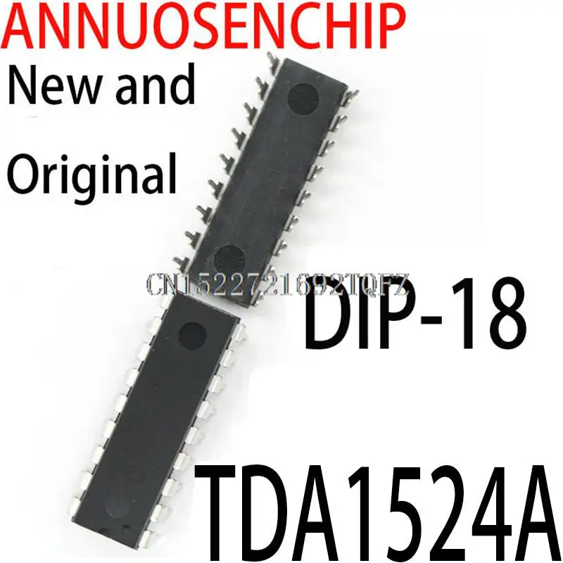 2PCS/lot New and Original TDA1524 DIP-18 TDA1524A |