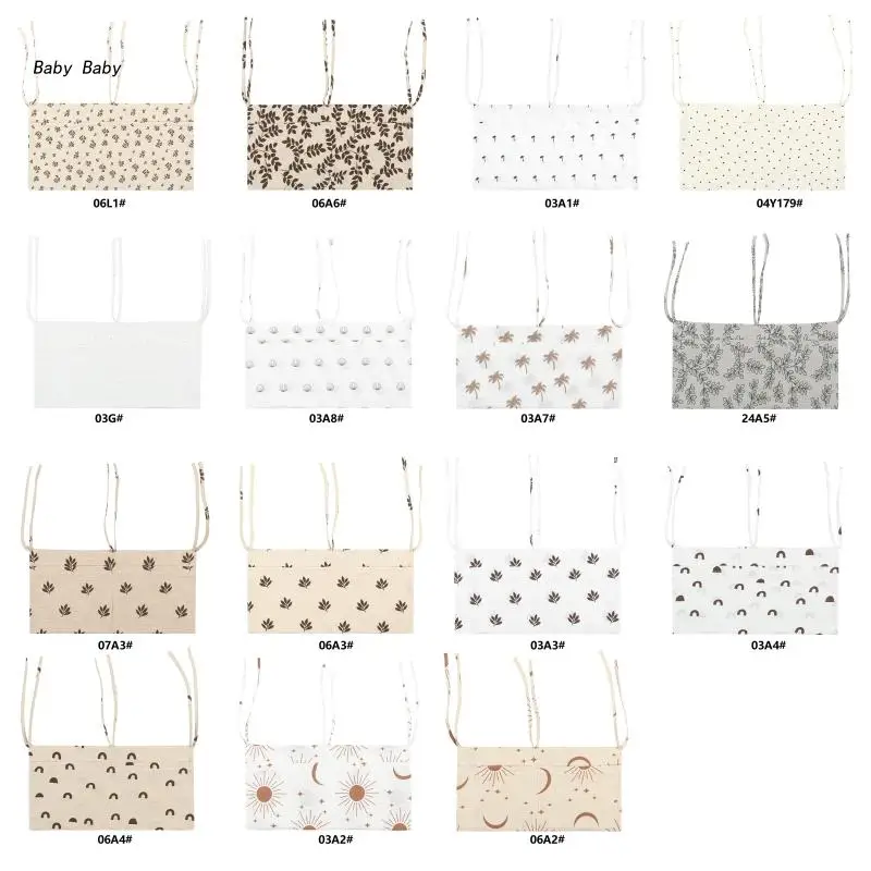 

Прикроватная подвесная сумка Q81A для детской кроватки, органайзер для детской кроватки, сумка для подгузников, сумка-Органайзер для общежития, кровати