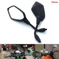 universal motorcycle on sales big size glass rearview mirror 10mm for suzuki gsf250 gsf400 gsf600 gsf650 gsf1200 gsf1250