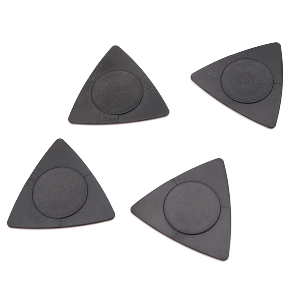 

20pcs Triangle Guitar Picks Thumb Finger Picks for Folk Acoustic Guitar Bass Ukulele Banjo ( Black )