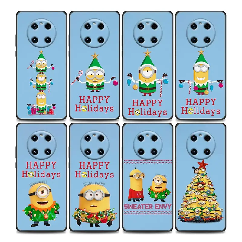 

Christmas Minions Anime Cartoon Phone Case For Huawei Mate 10 20 40 40Rs Y6 Y7 Y7a Y8s Y8p Y9a Enjoy 20e 2019 Lite Pro Plus Capa