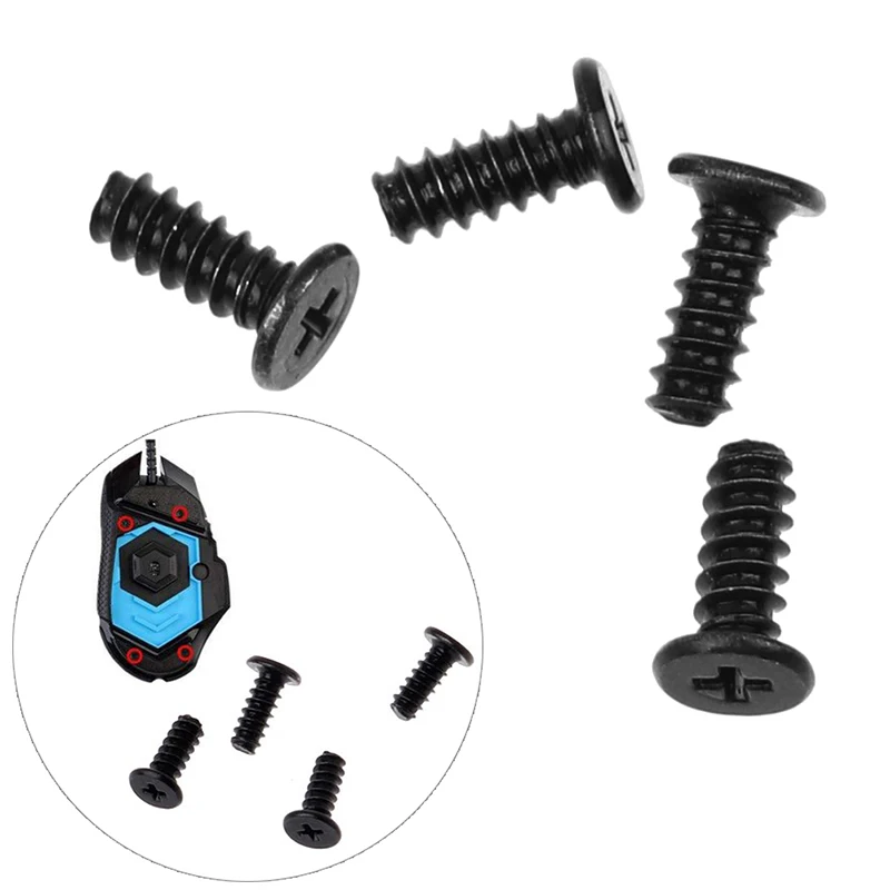 

4 Pcs Mouse Bottom Screws Repair Parts For Logitech G502 G403 G402 G700S Etc